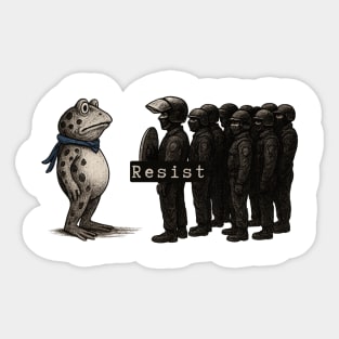 Portland-Frog Sticker